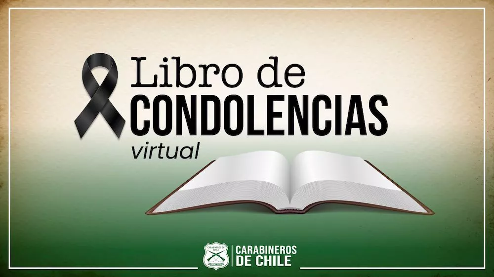 Libro de condolencias Carabineros