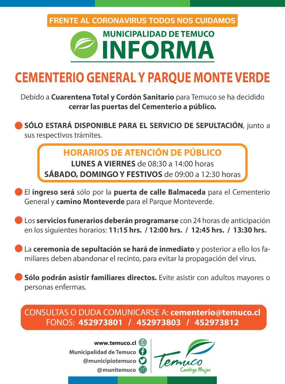 Cementerio general y Parque Monte Verde 