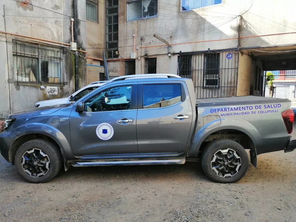 Camioneta robada en Collipulli