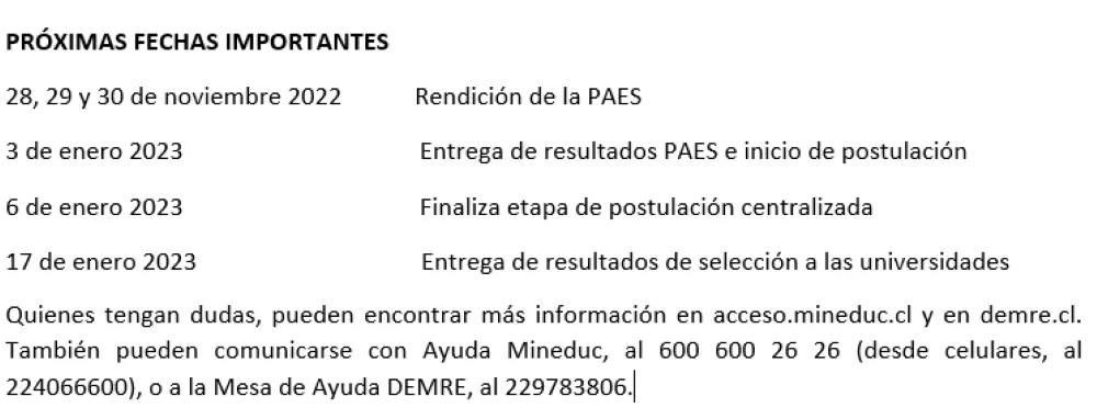 Masiva inscripción para rendir la PAES en La Araucanía
