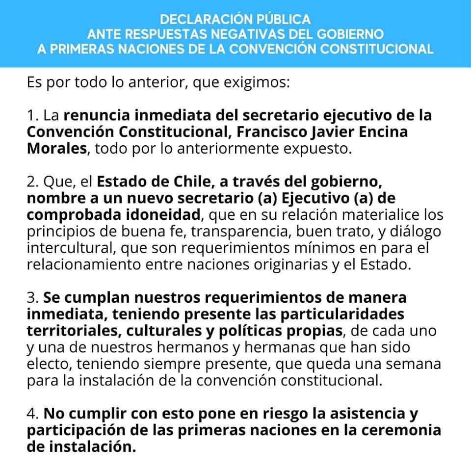 Declaracion Pueblos Originarios