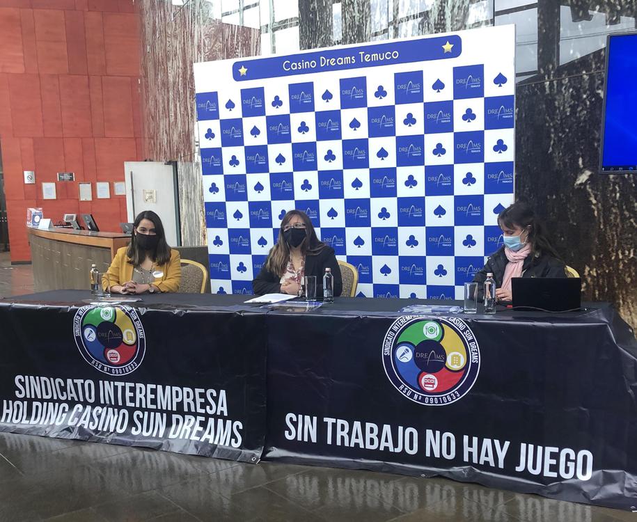 Sindicato de trabajadores de Dreams Temuco. Sindicato de trabajadores de Dreams Temuco.