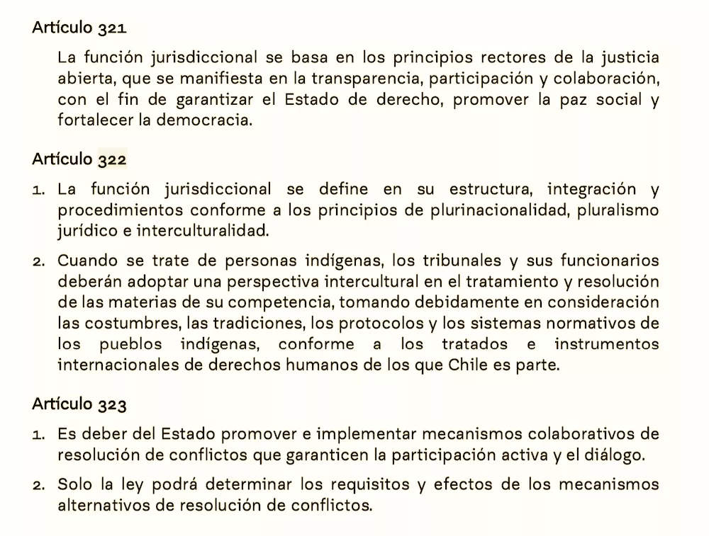 Articulo 322 Nueva Constitución 