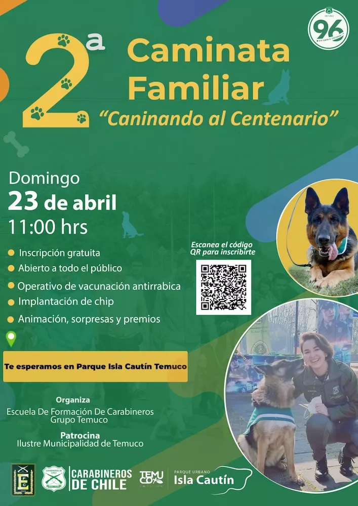 Afiche caminata canina