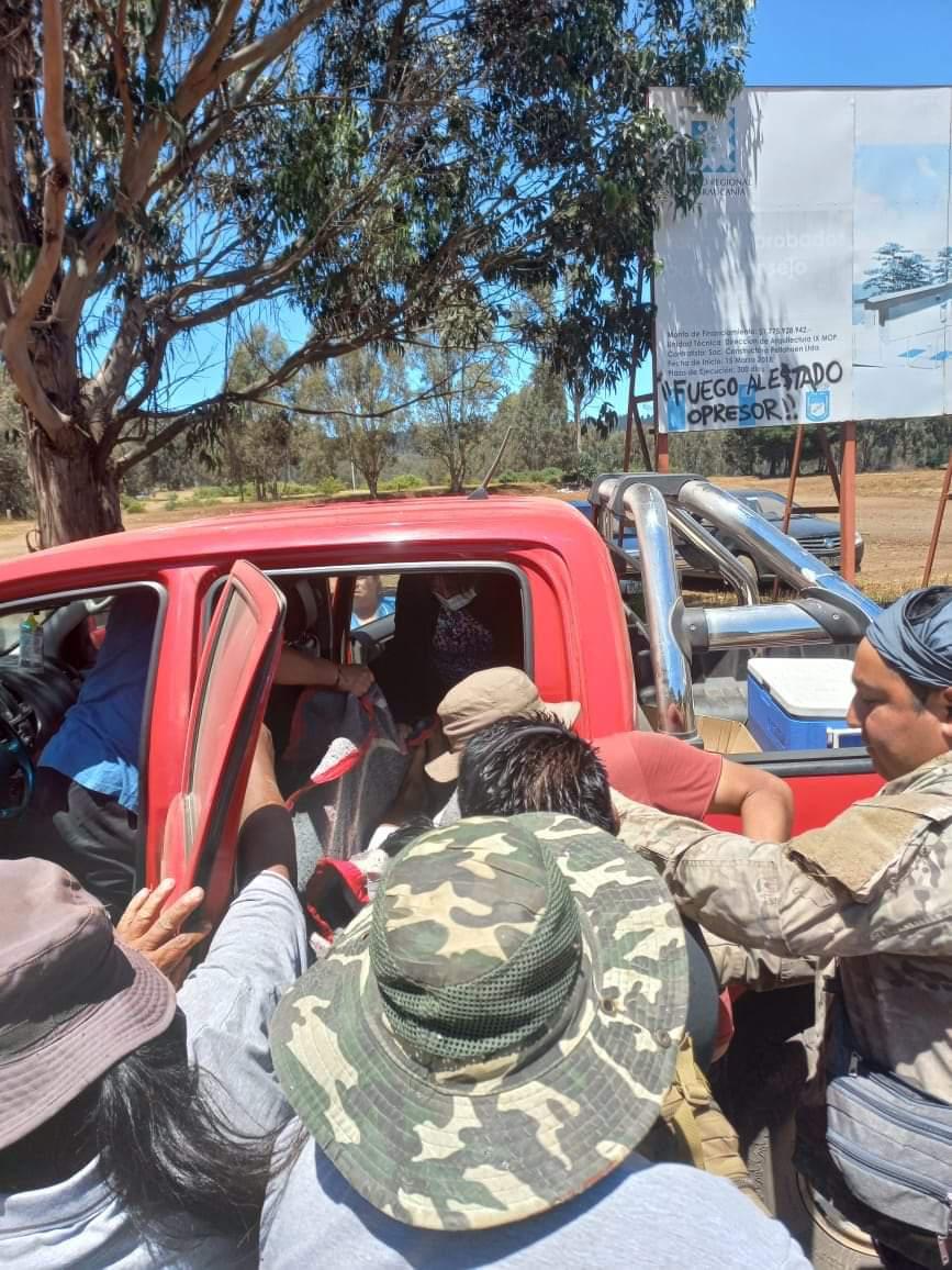 Joven herido en Ercilla 2 