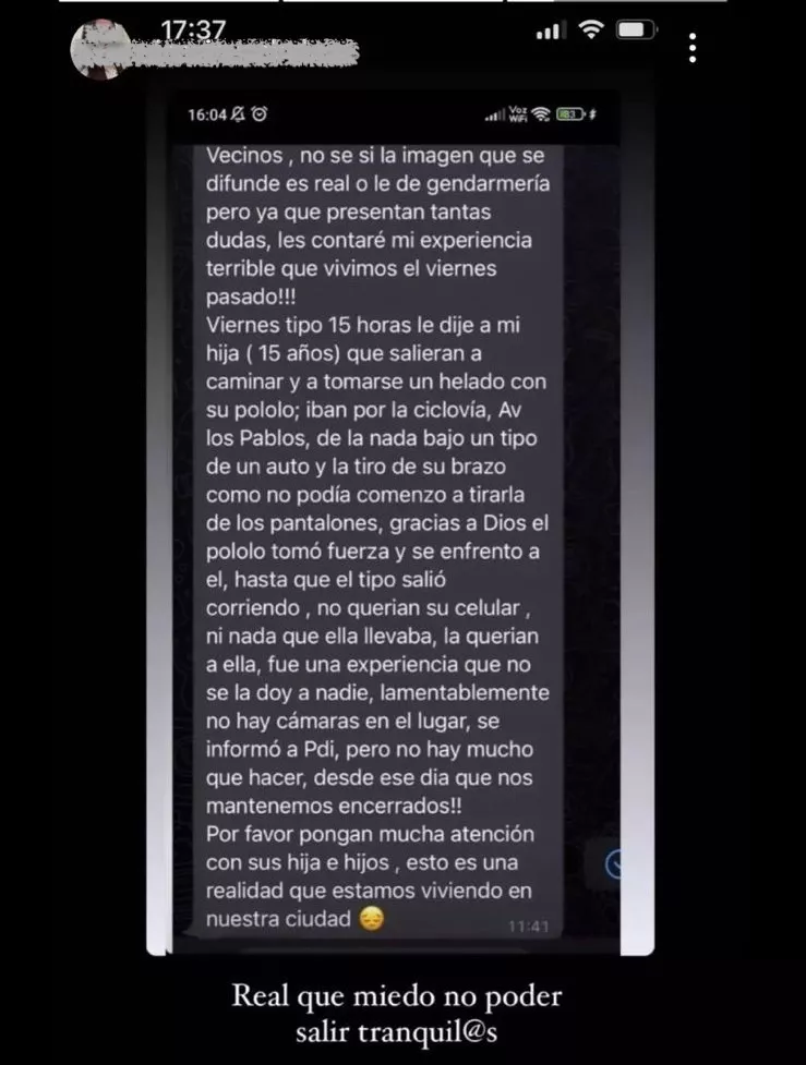 Intento de secuestro en Temuco