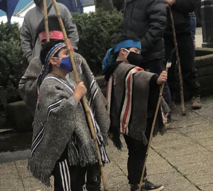 Marcha por "infancia mapuche libre". Marcha por "infancia mapuche libre".