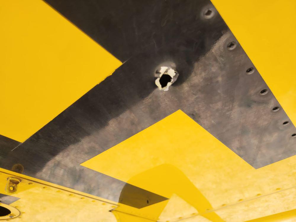 Detalle ataque avión