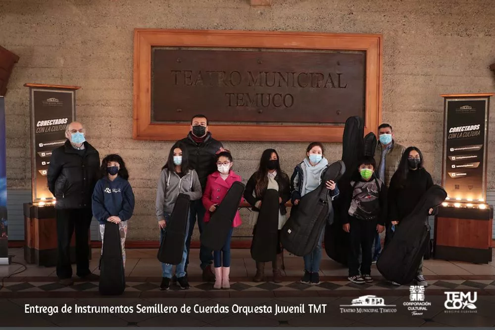 Pequeños de Temuco cumplirán el sueño de estudiar un instrumento