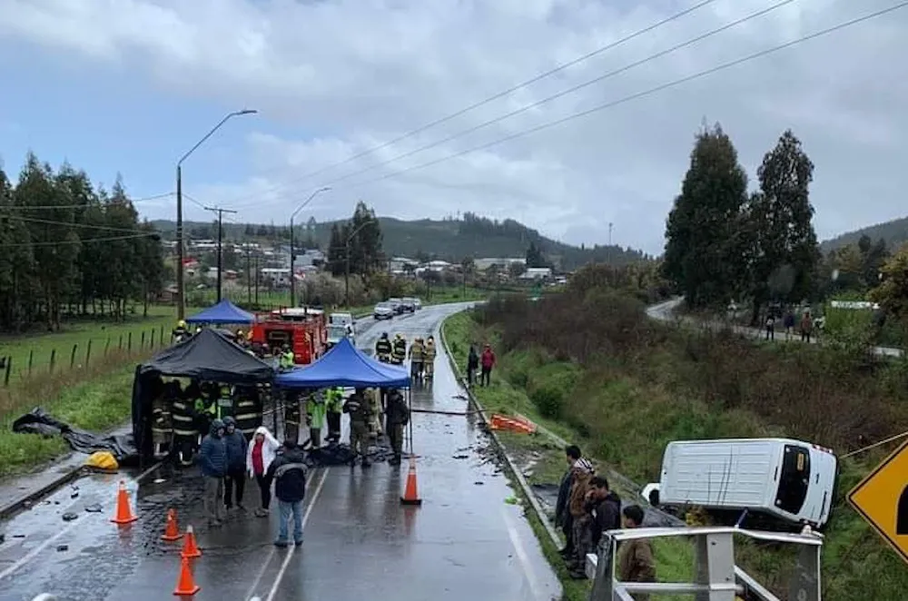 Grave accidente Angol Los Sauces