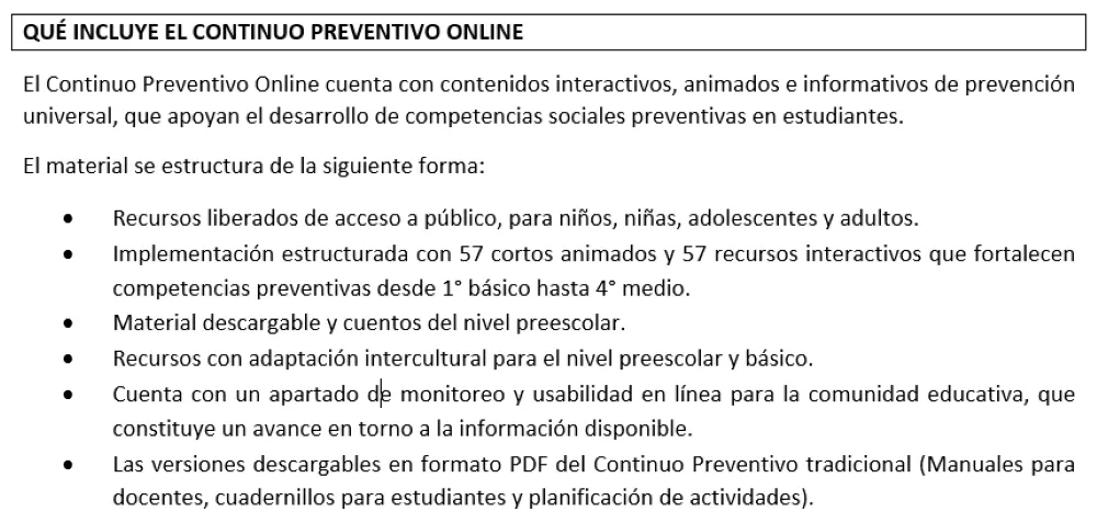 Prevención drogas