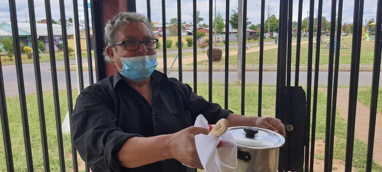 Olla común en Padre Las Casas. 