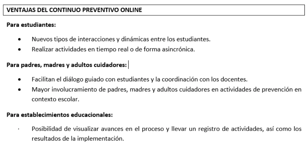 Prevenir consumo de drogas