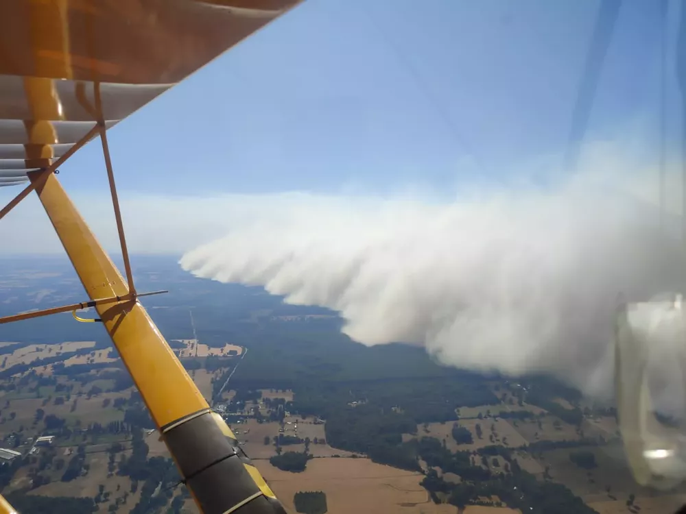 Incendio intencional comuna de Victoria 