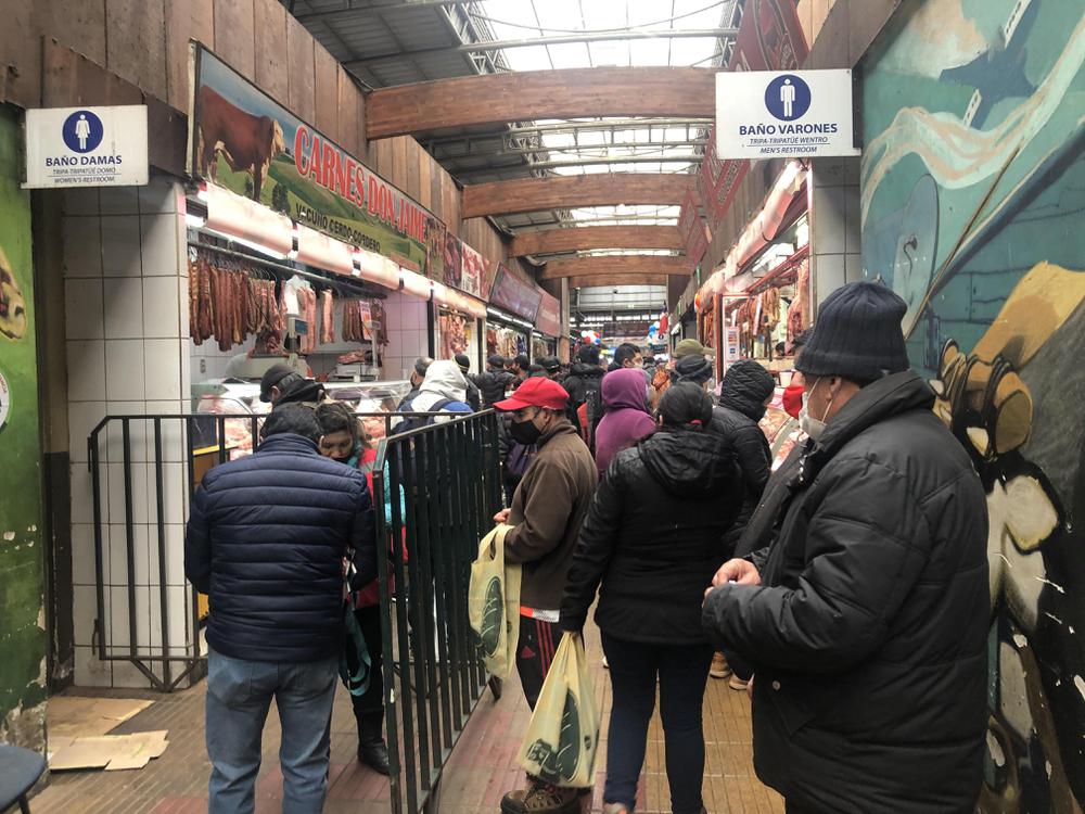 Carnicerías en el Centro de Temuco. 