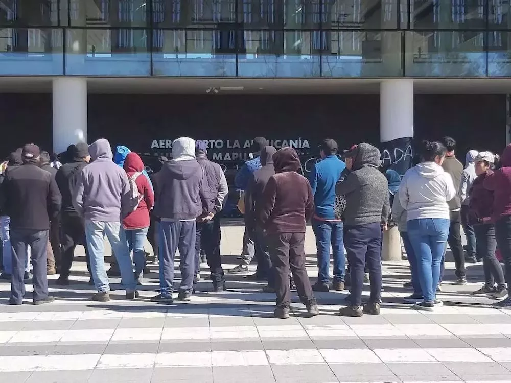Movilizacion cntra 2da etapa aeropuerto Araucania 2