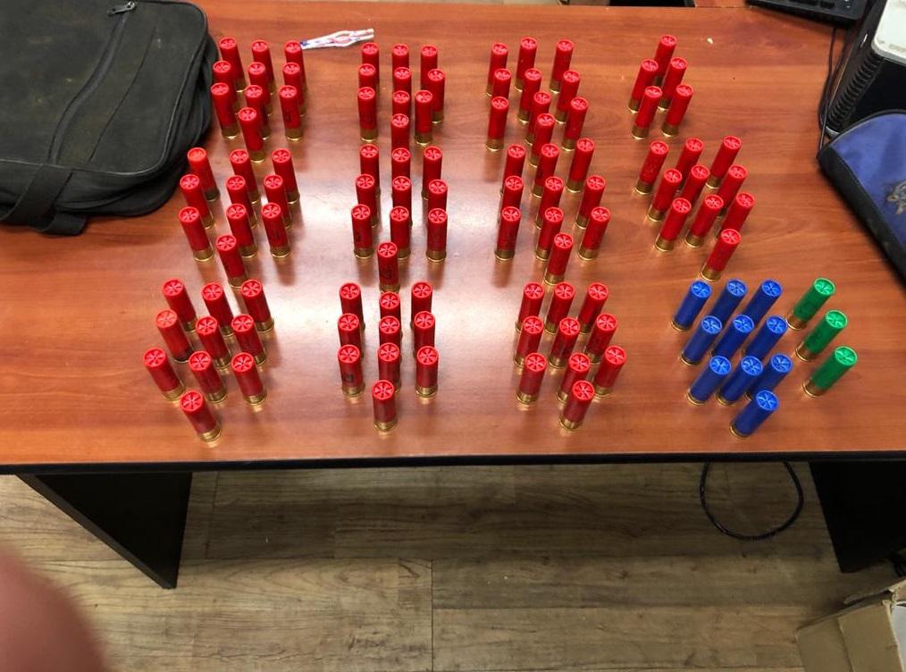 Municiones incautadas en Collipulli. 