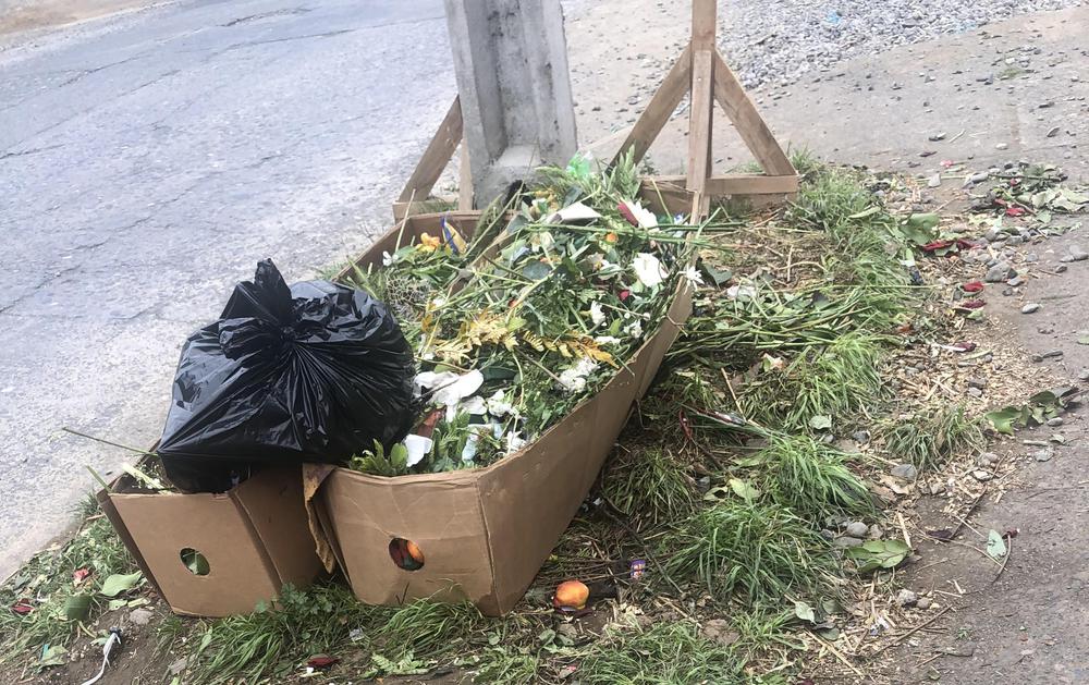 Desechos de florerías. 