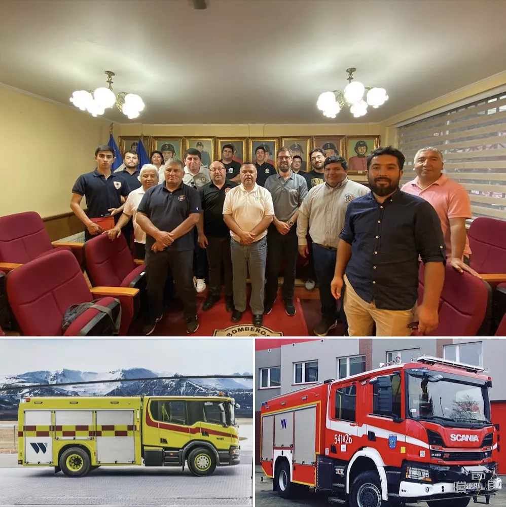 Carros WISS encargados por Bomberos Temuco