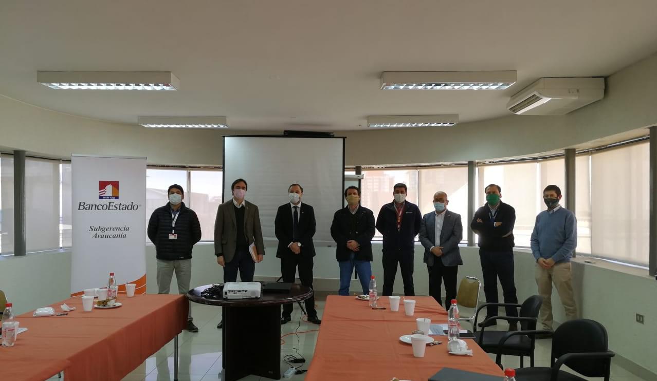 Reunión con Banco Estado.