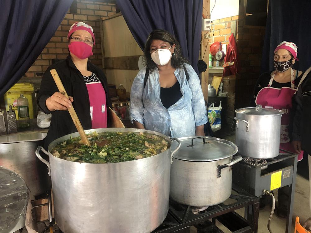 Olla común en Padre Las Casas. Olla común en Padre Las Casas.