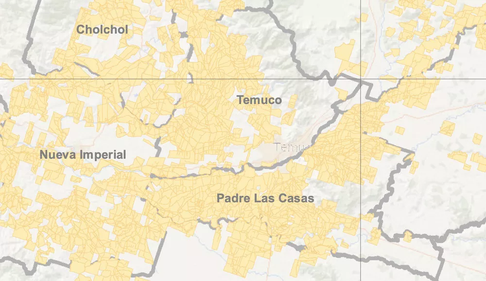 Titulos de Merced Temuco - Padre Las Casas - Nueva Imperial