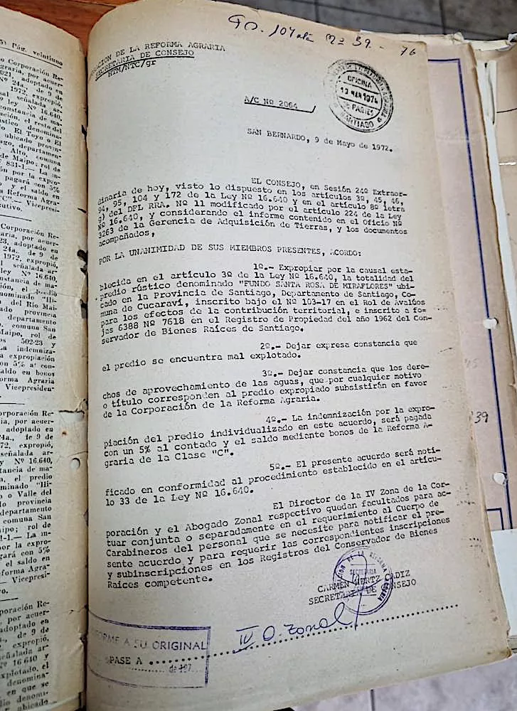 Decreto expropiacion 1972