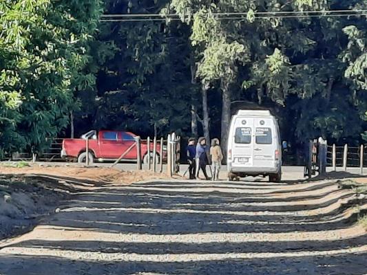 Incidente en predio de Collipulli.