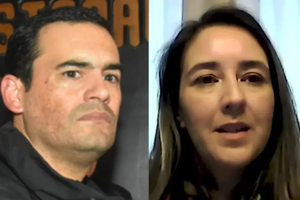 Fiscal Roberto Garrido y jueza Ruth Martinez