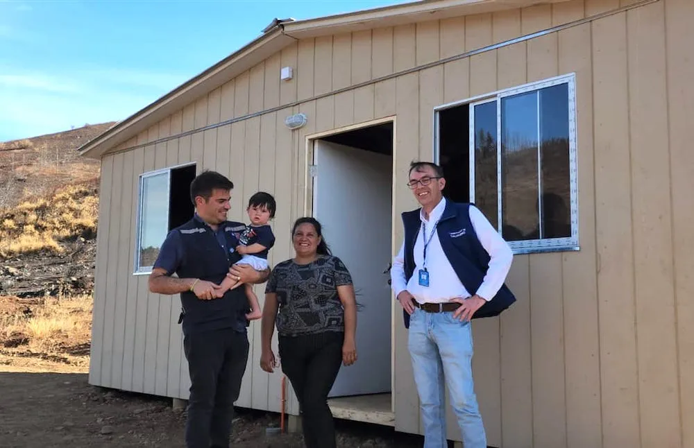 Vivienda emergencia por Incendios Forestales