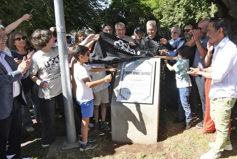 Inauguracion plaza Bombero Fredy Rivas Quiroz