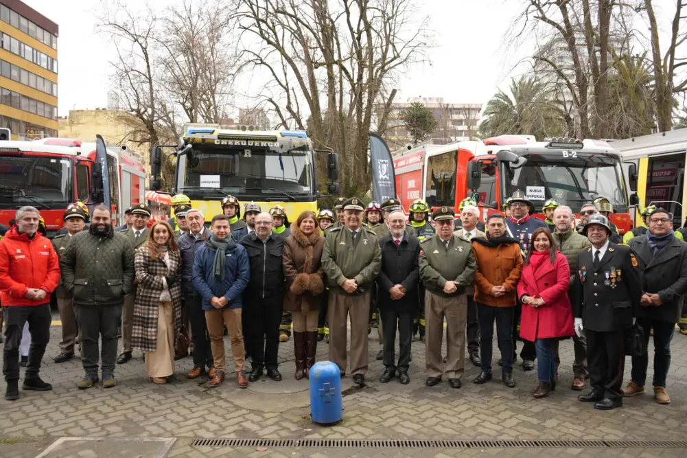 Entrega de Carros Bombas para La Araucanía