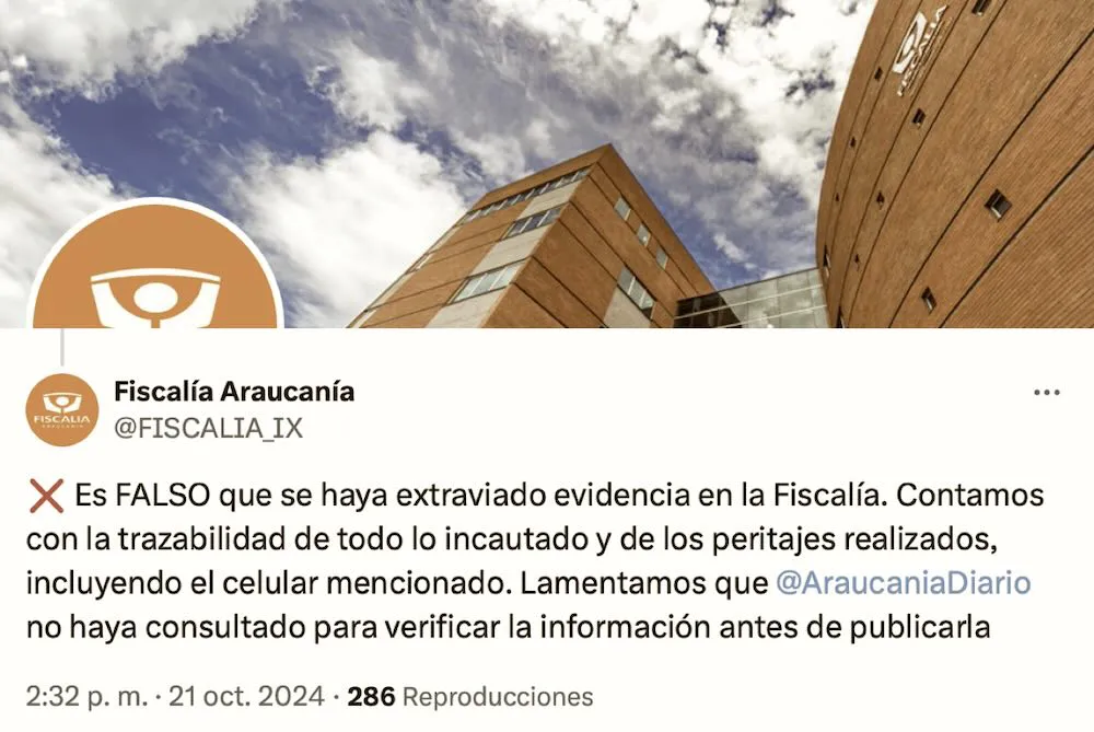 Informacion sobre celular audios - caso alcalde de Temuco