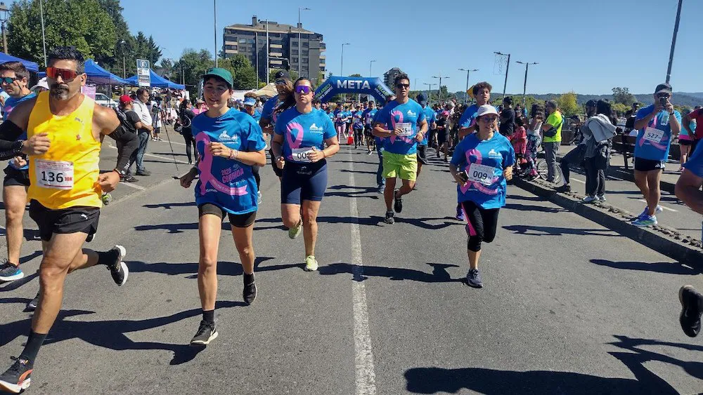 Corrida familiar todos por el cáncer de mamas