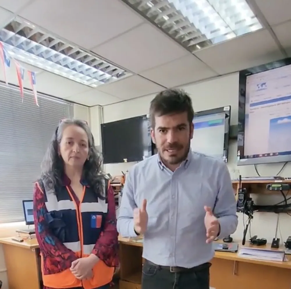 Delegado Jose Montalva y Janett Medrano