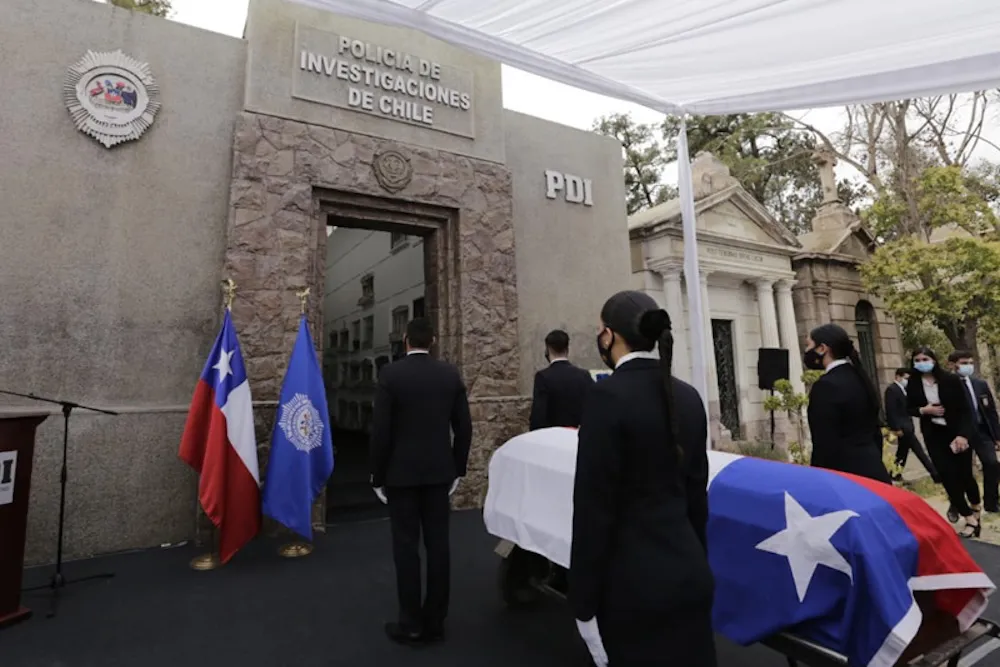 Funeral martir de la PDI Luis Morales Balcazar