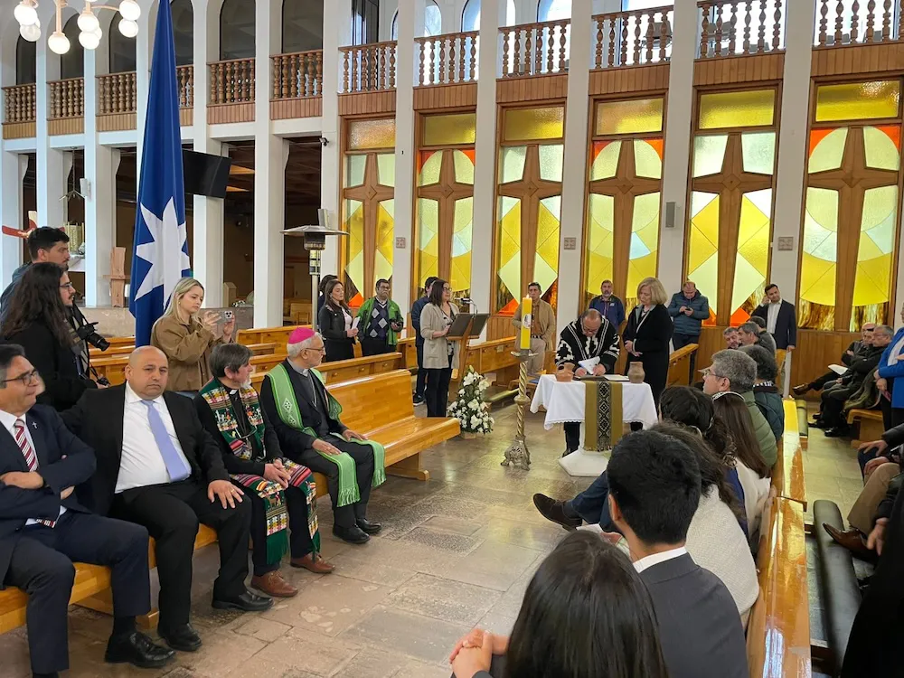 Catedral de Temuco - acuerdpo para el reconocimiento constitucional de los pueblos originarios