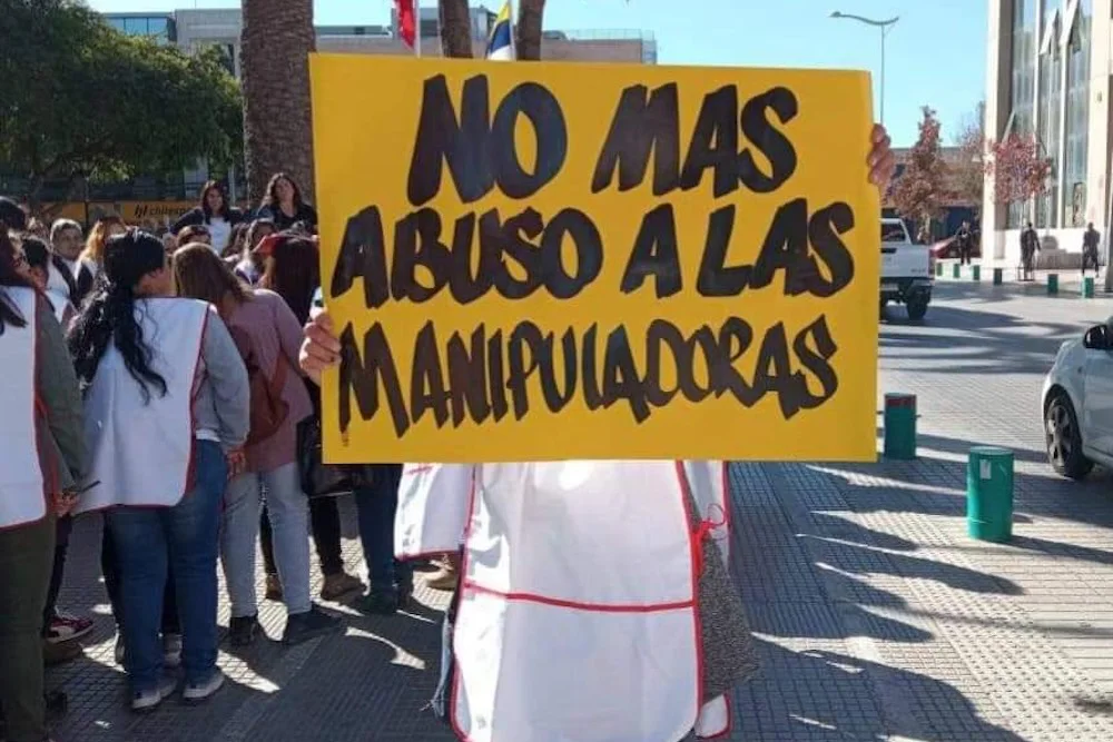 Protesta de manipuladoras - imagen referencial