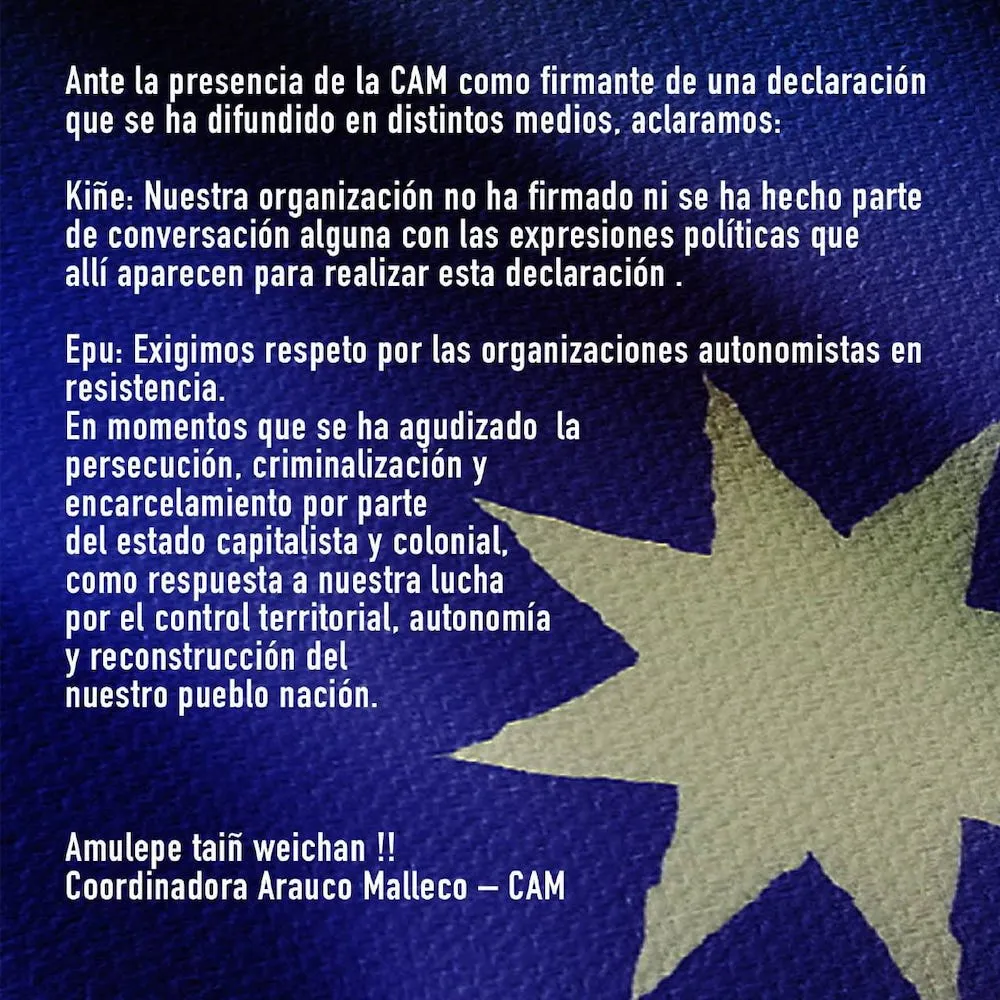 Comunicado CAM