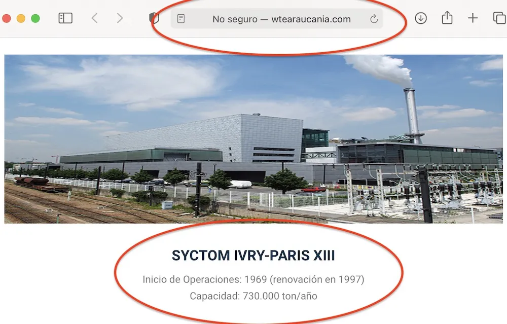 WTE Paris - sitio WTE Araucania