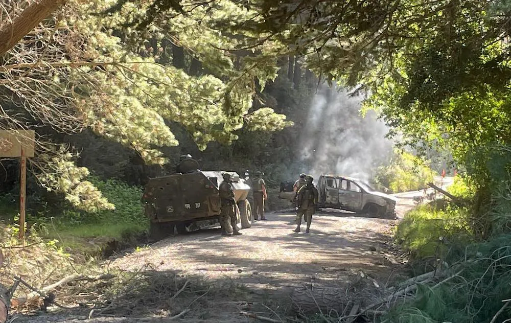 Ataque a Carabineros - fotografia referencial