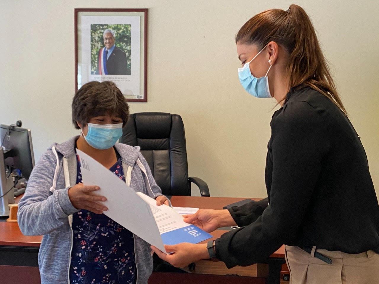 Entrega de financiamiento.