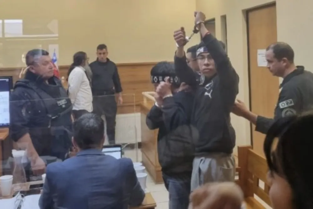 Pelantaro Llaitul en audiencia de formalizacion