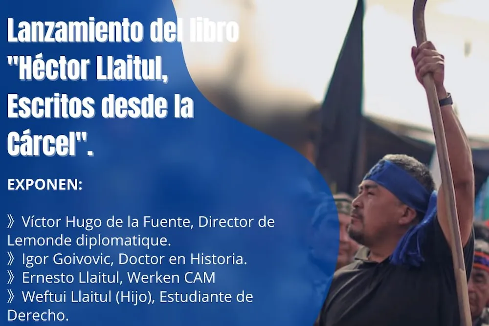 Lanzamiento libro Hector Llaitul