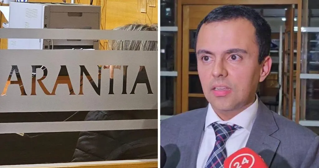 Fiscal Carlos Cornejo en juzgado de Garantia