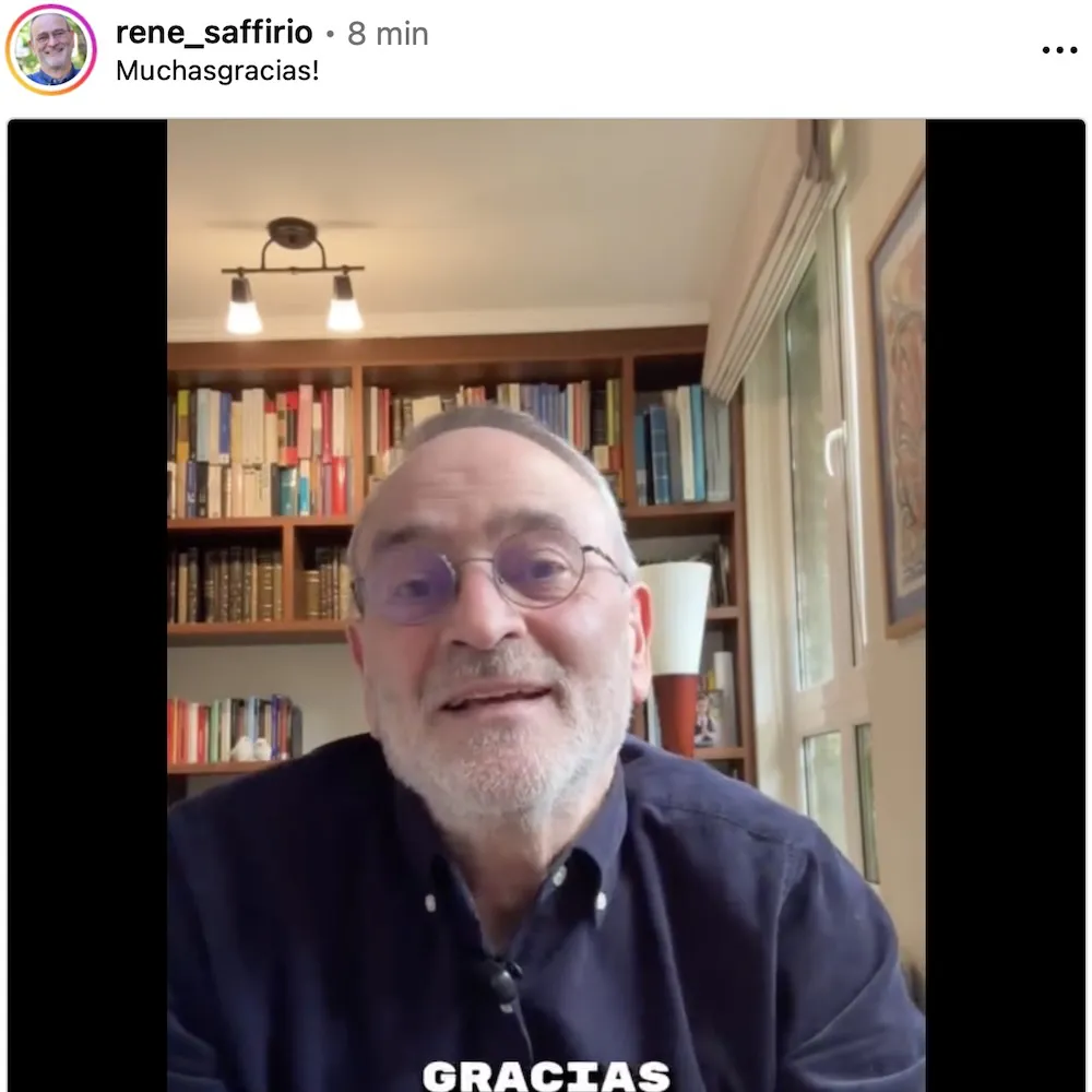 Rene Saffirio logra 4 mil firmas