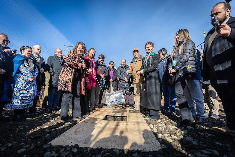 Primera piedra BancoEstado Ercilla