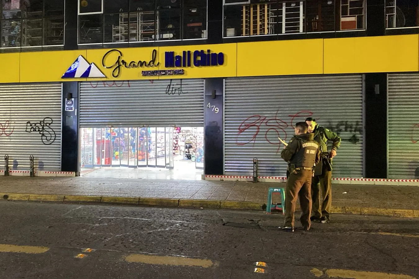 Asalto mall chino en Temuco