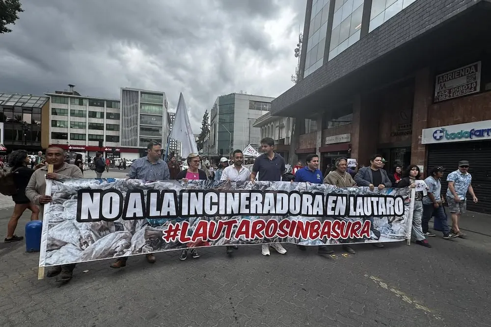 Marcha de rechazo a WTE Araucania