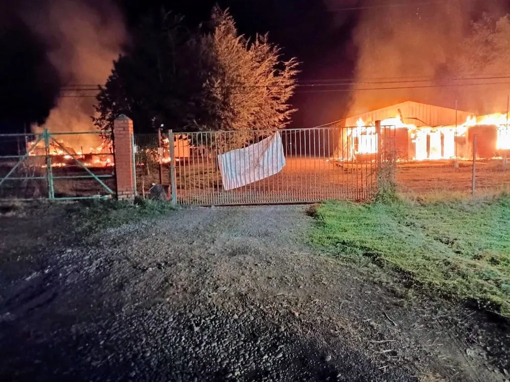 atentados en Vilcún